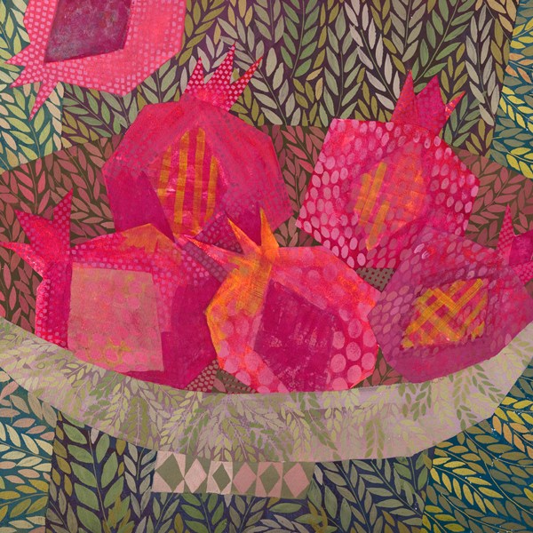 Gouache painting by Chanan Mazal, Jerusalem 2010