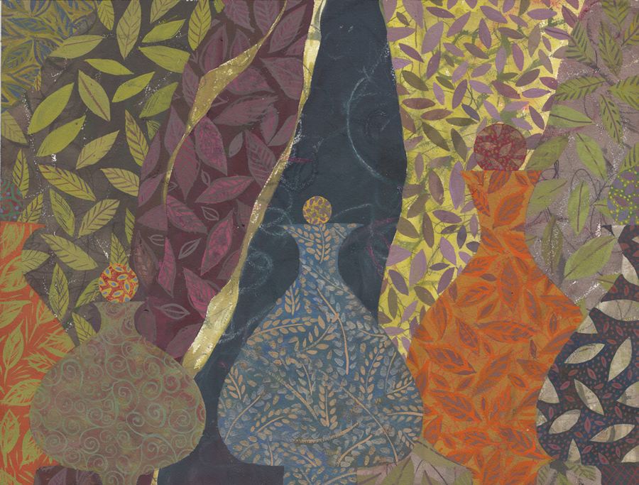 Gouache painting by Chanan Mazal