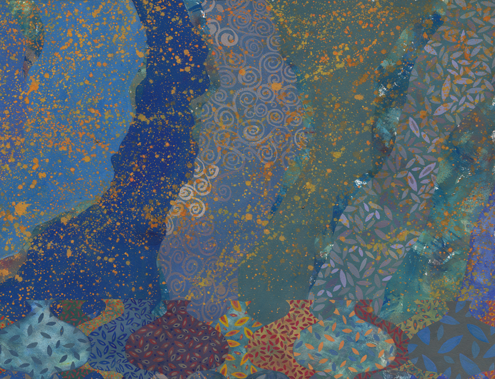 Thirteen Persian Flasks, 2014, painting by Chanan Mazal